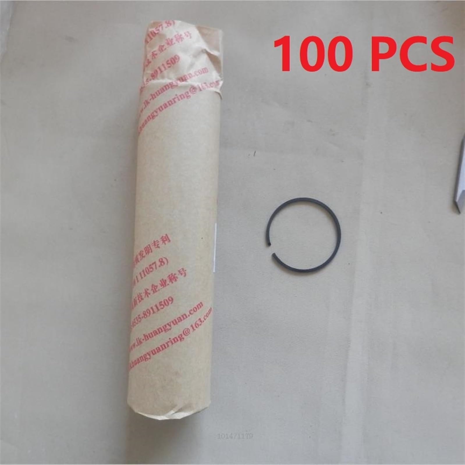 Pierścienie Tłokowe, PIERŚCIEŃ TŁOKOWY 42 MM, DLA EMAK, Dla Oleo-Mac 446 BP, Dla Ergo 746S T 941942 947GS410 EFCO141 SP 142 147 8460 8465 WIĘCEJ TRYMER DO PIŁY ŁAŃCUCHOWEJ (Color : 100 PCS)