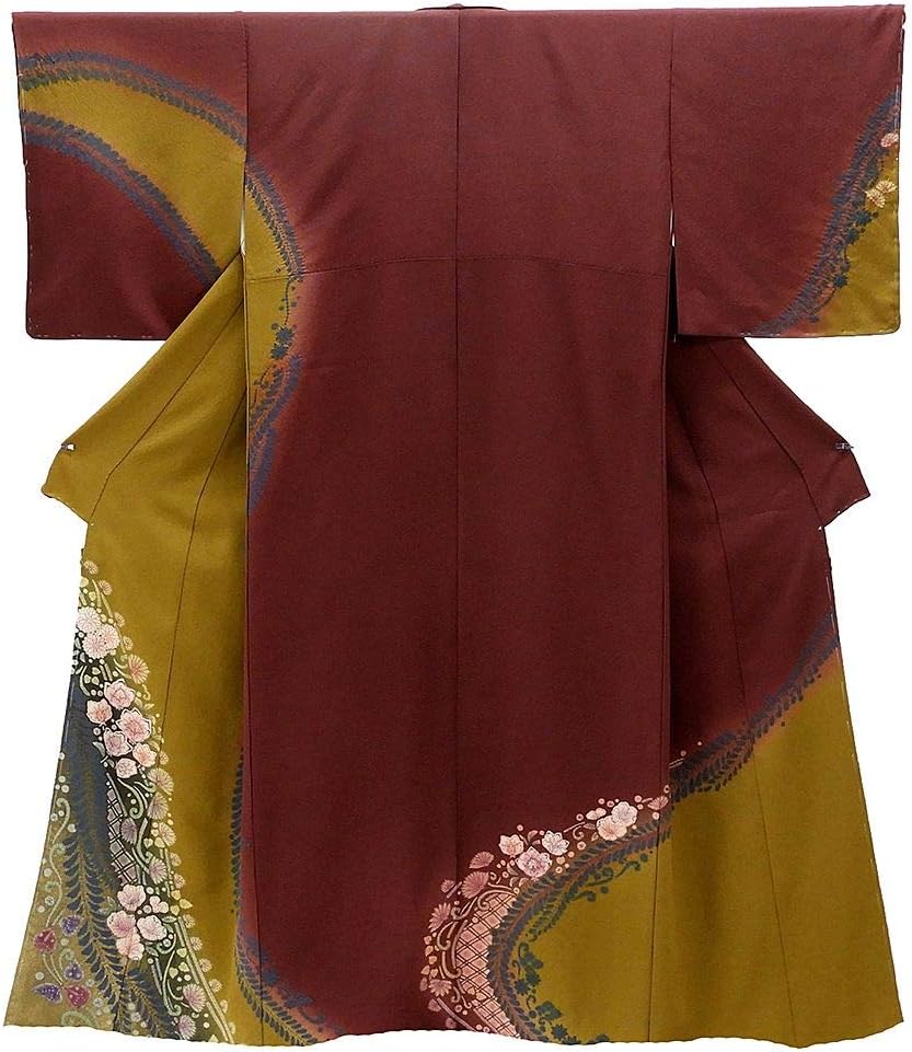 単衣　紬　着物　小紋　フルセット　正絹　紺　しつけ糸　トールサイズ　B1 単衣 紬 着物 小紋 フルセット 正絹 紺 しつけ糸 トールサイズ B1 楽天