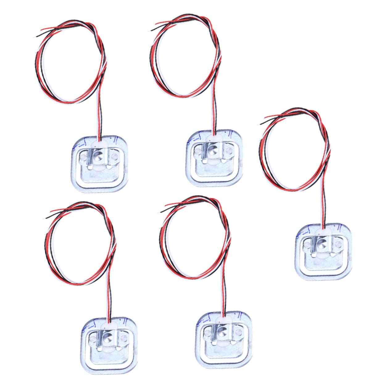 LIFKOME 2X 50kg Half-Bridge Weighing Sensor Human Scale Load Sensors 100kg Total for/Fishing/Baby Scales Replacement Random Color