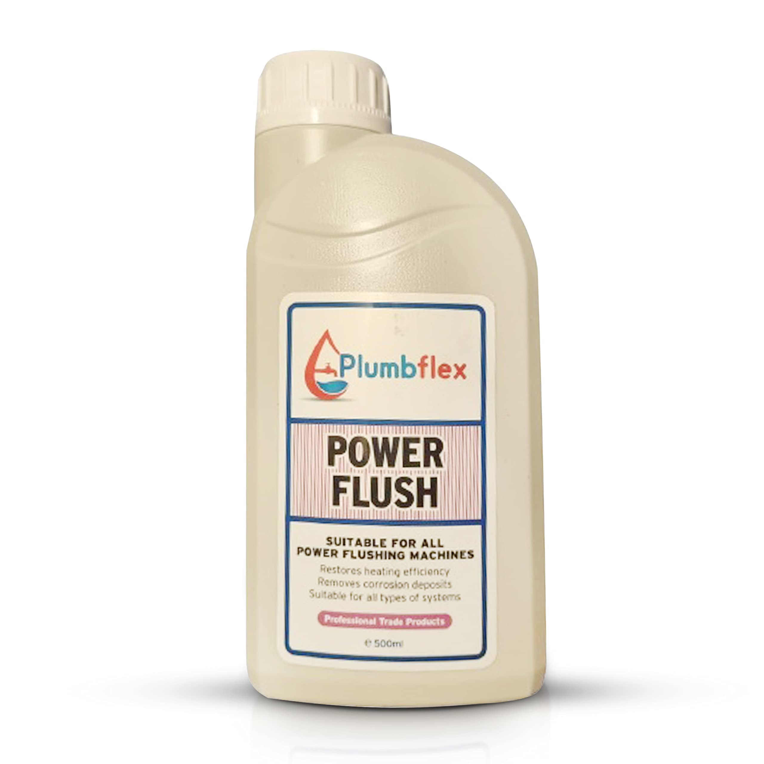 Plumbflex Central Heating Power Flush Treatment, 500ml Treats 100 litres
