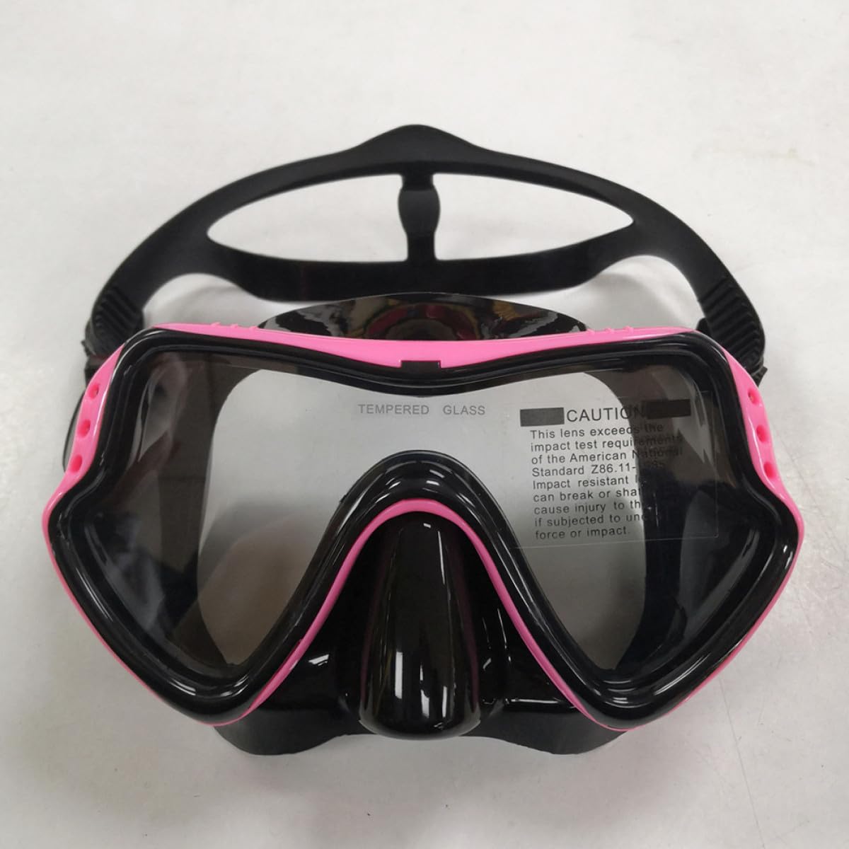 Occhialini da Snorkeling Rosa per Ragazzo Ragazza, Set Tubo | Silicone, Finestra Unica, Fascia Elastica, Drenaggio Unidirezionale, Ampio Angolo di Visione e Comfort Aumentato