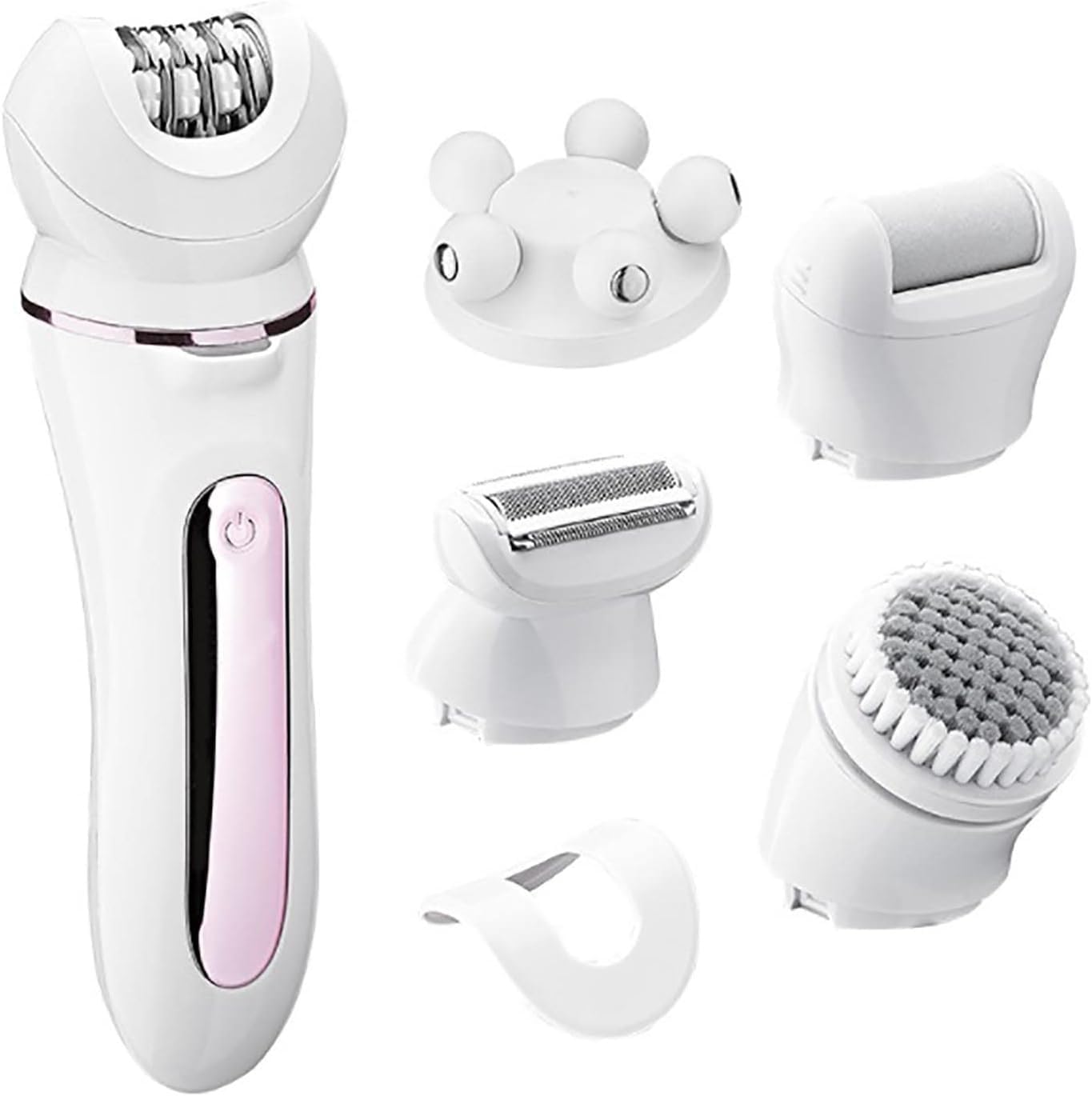 Epilatore Rasoio Trimmer - Rasoio Portatile for Rasatura Del Viso, Strumento for Rasatura Rasoio Elettrico, Rasoio Elettrico Asciutto E Bagnato for Gambe, Epilatore for La Depilazione for Donne, Siste
