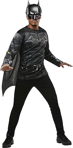 Miniatura 5 de Rubies Camiseta de disfraz de DC Batman The Batman para hombre