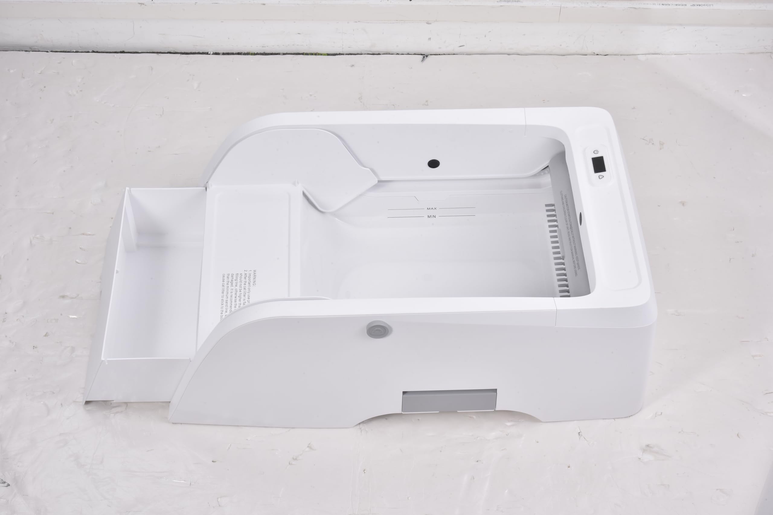 Lettiera per Gatti con Pulizia Automatica 5L Pulsante o Telecomando APP Sotto i 45 Decibel Lettiera Gatto con Sensore a Infrarossi e Protezione dalle Perdite 20 KG Massimo 73,8x25x45 cm