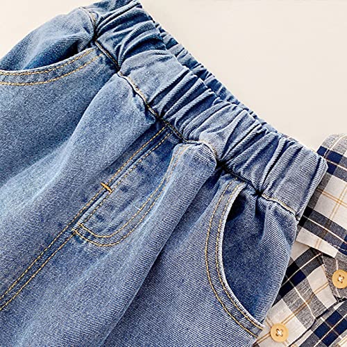Toddler Girl Boy Jeans Casual Denim Pants4