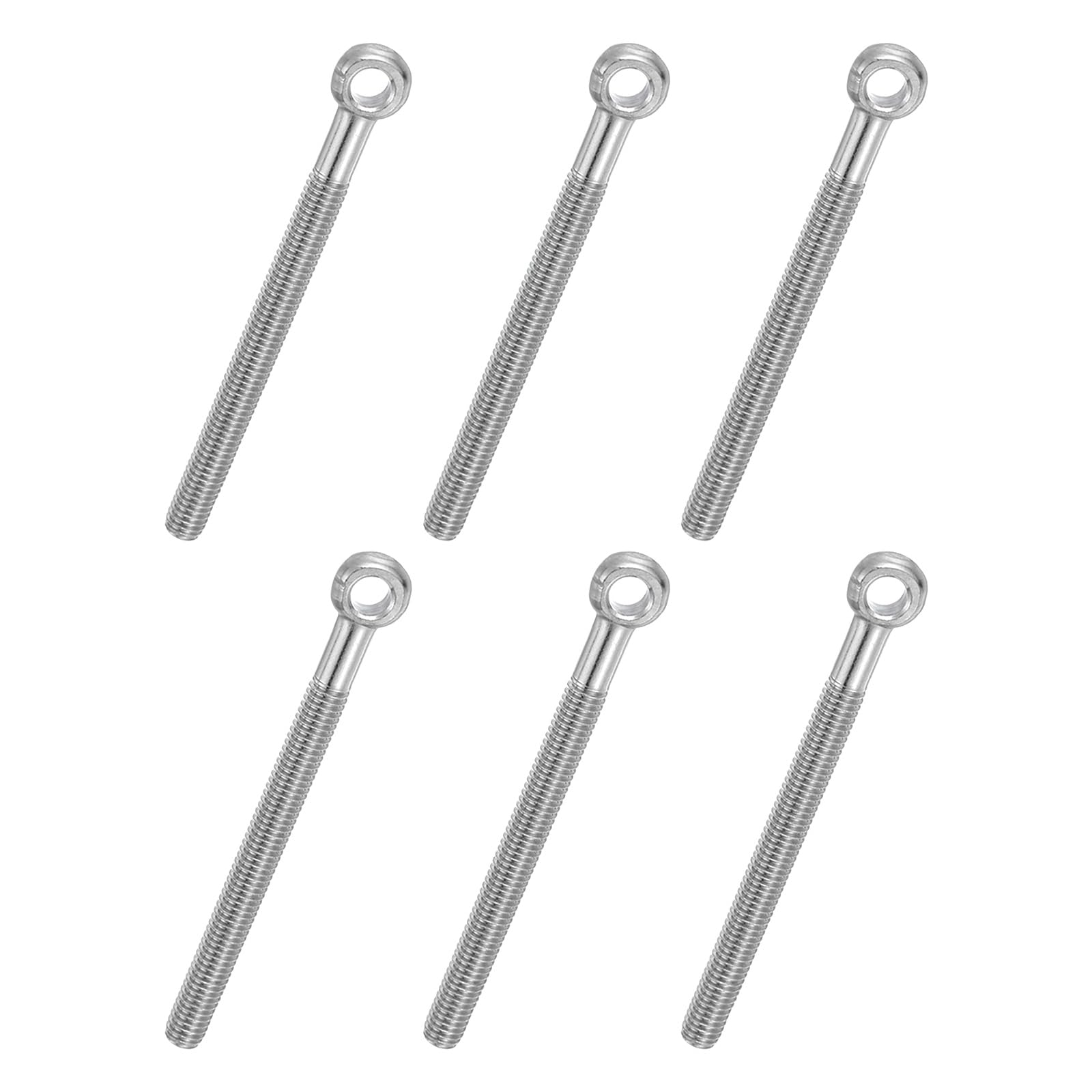 PATIKIL 6 Pcs M6x65mm Shoulder Swing Lifting Eye Bolt