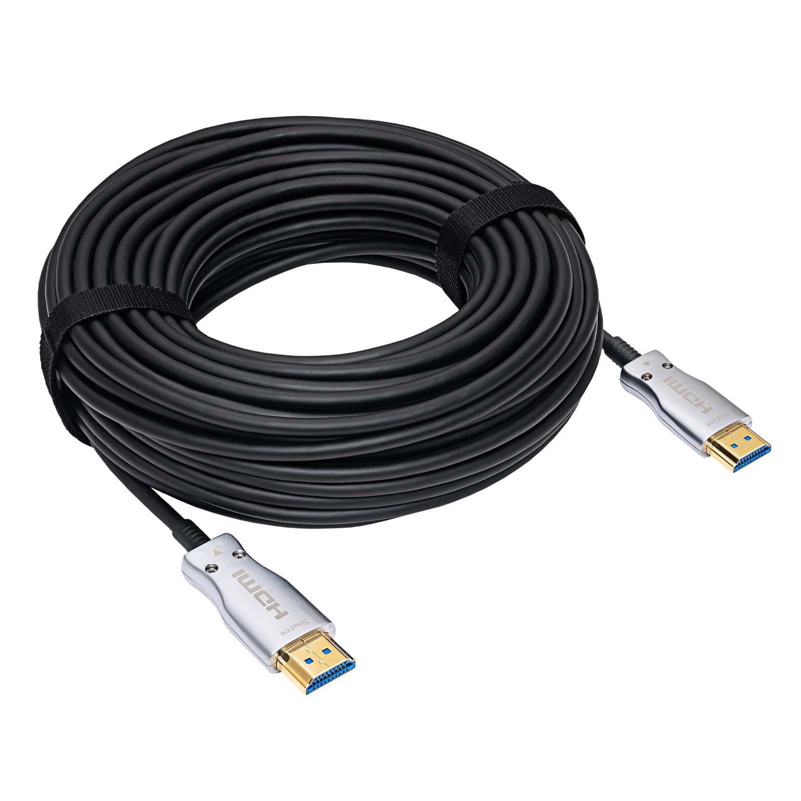 AKYGA AK-HD-200L cavo ottico HDMI AOC 48Gb/s 8K@60Hz 4K@120Hz ver. 2.1 20m nero Ethernet TV PS5 Xbox videoproiettore home cinema PC