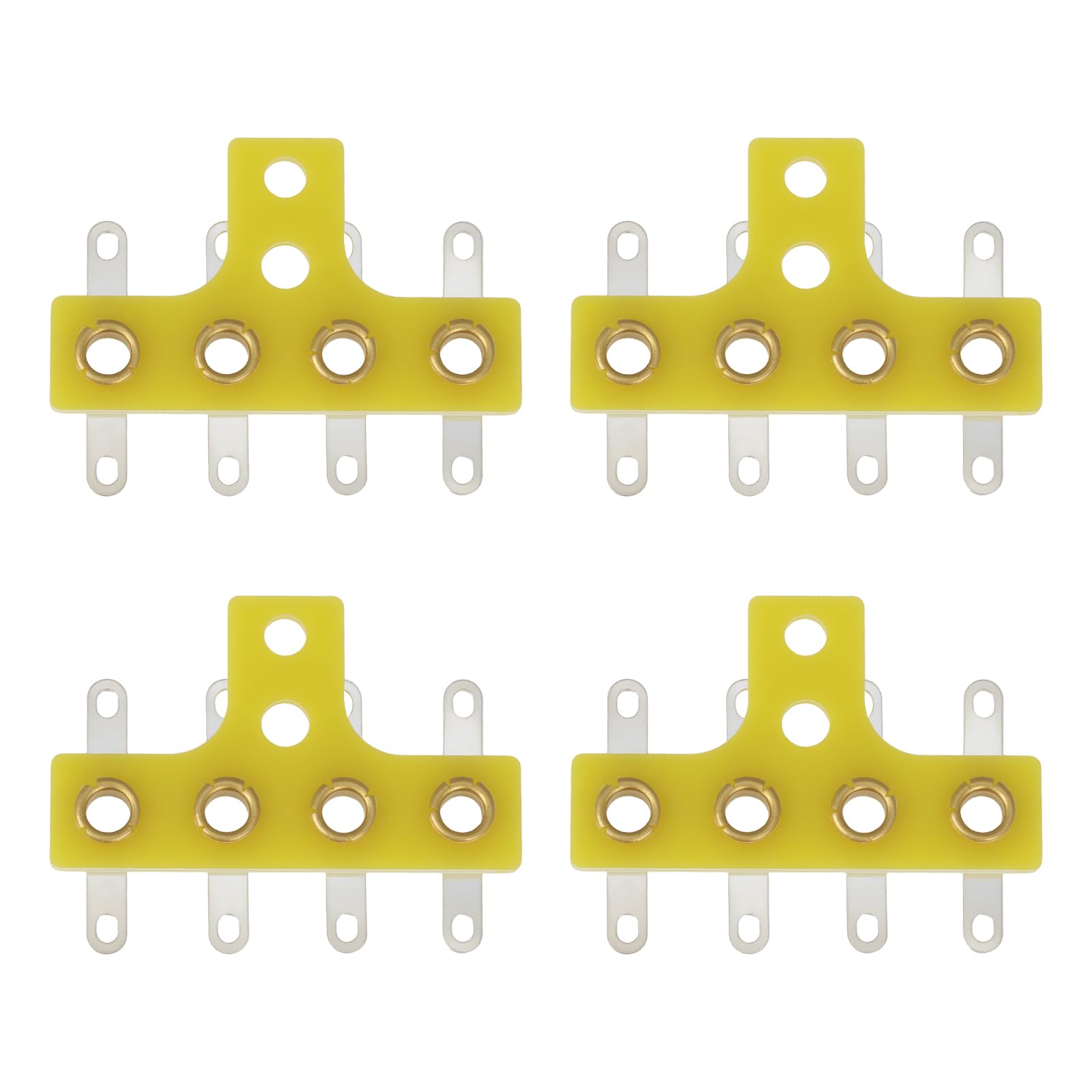 The Lord of the Tools 4pcs 4-way Solder Tag Strip for Electronic DIY Project 40 x 32.7mm