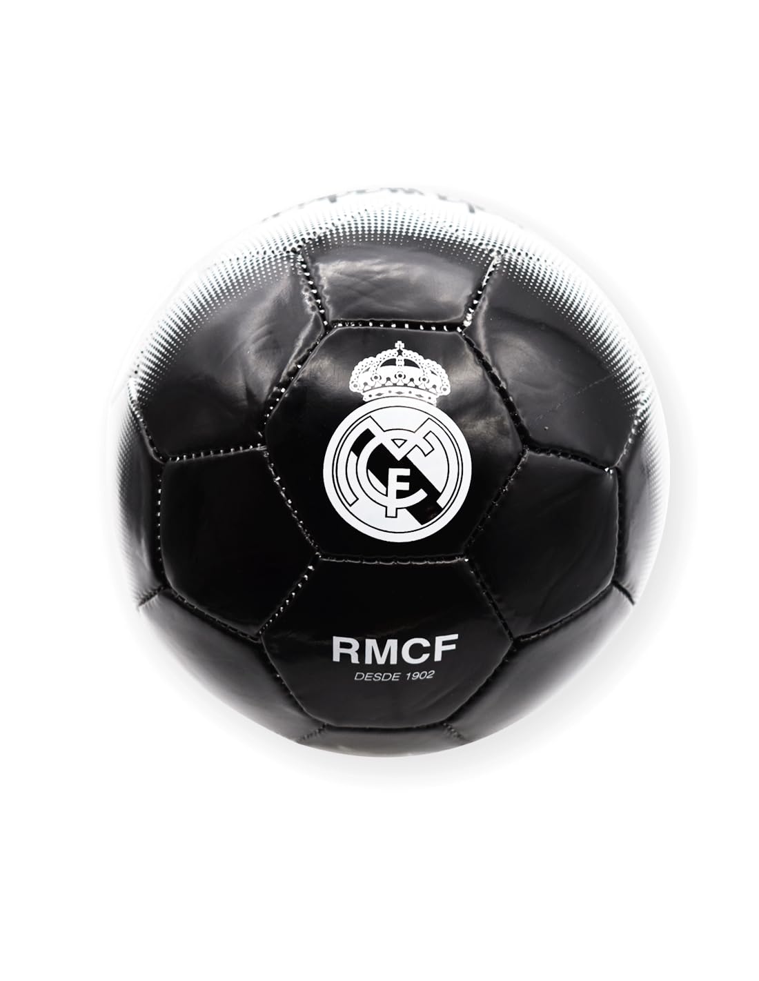 Piłka klubu Real Madryt czarno-biała – rozmiar 5