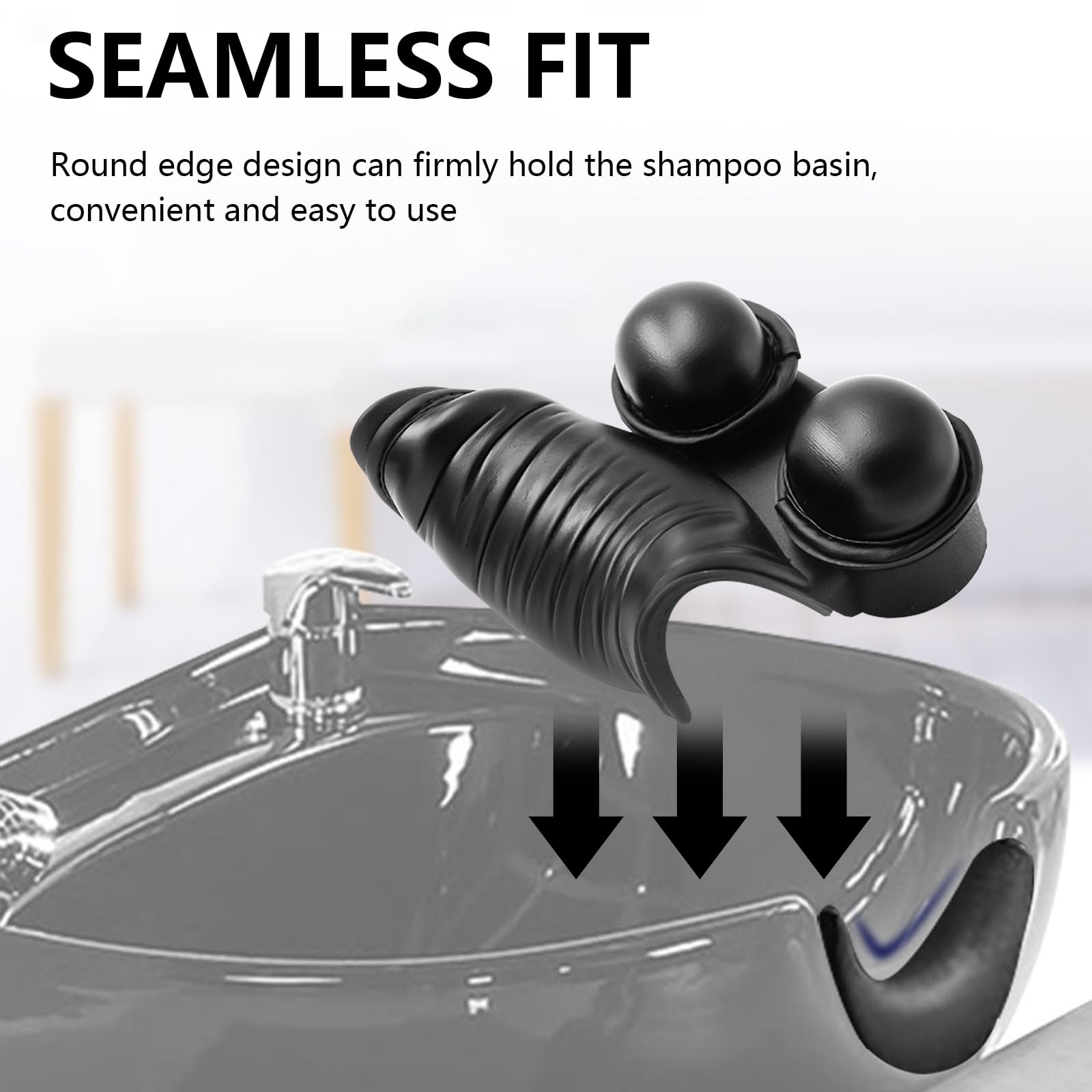 Collo Shampoo Cuscino, Poggia Collo per Lavatesta, Poggiatesta per Lavare Capelli, Shampoo Bowl Cuscino per il collo Shampoo Ciotola Cuscino per il Collo Cuscino di Sostegno del Collo del Silicone