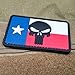 Texas Flag Punisher Morale Patch PVC