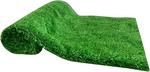 Rollo de césped artificial  Alfombra de césped artificial de 39.3 x 78.7 pulgadas  Alfombra de césped sintético para perro  Césped artificial de