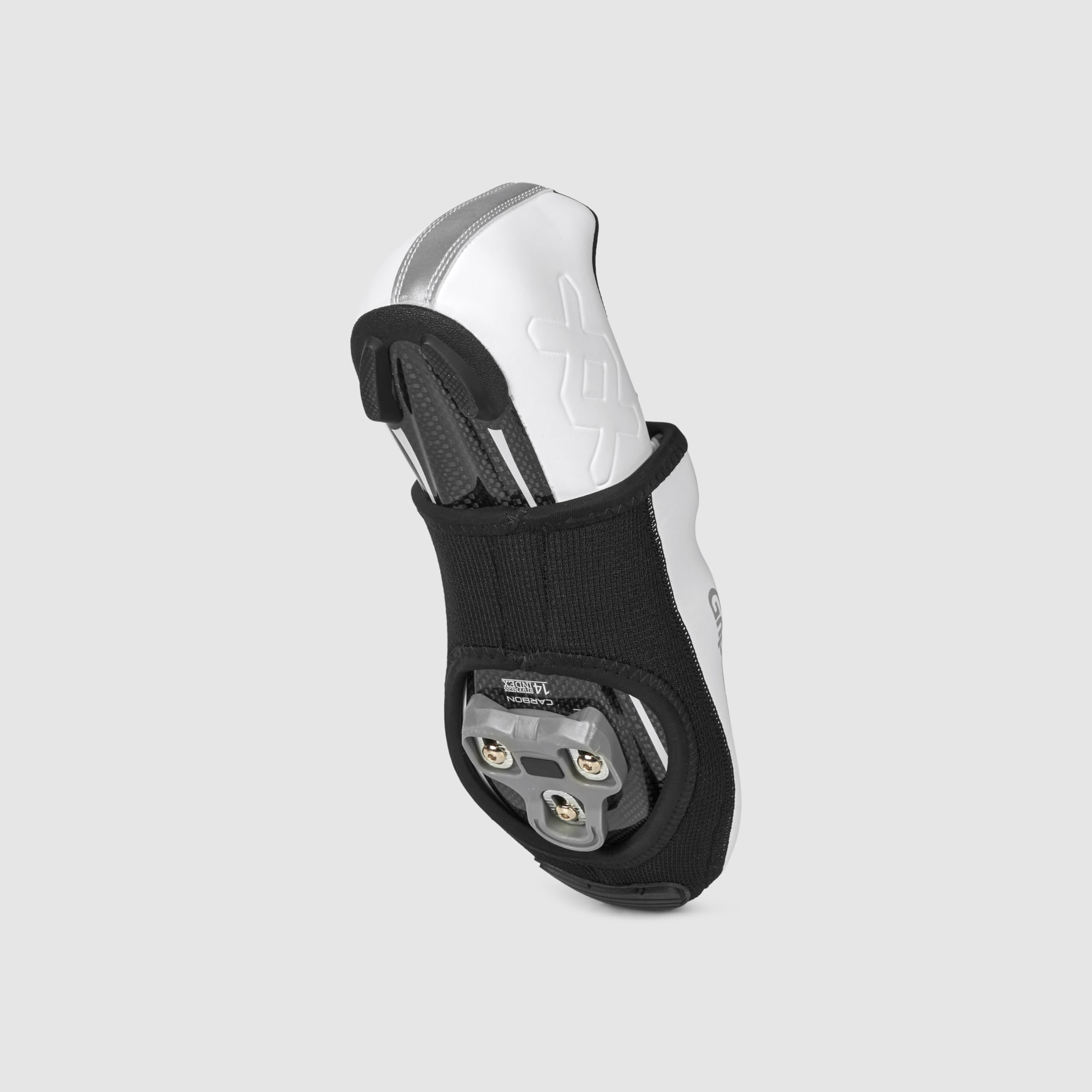GripGrab PACR Winddichte Rennrad Zehen Überschuhe - Neopren Zehenkappen | Isolierendes Neopren, wasserabweisend - für schlanke, rennorientierte Rennradschuhe - Sohle verstärkt