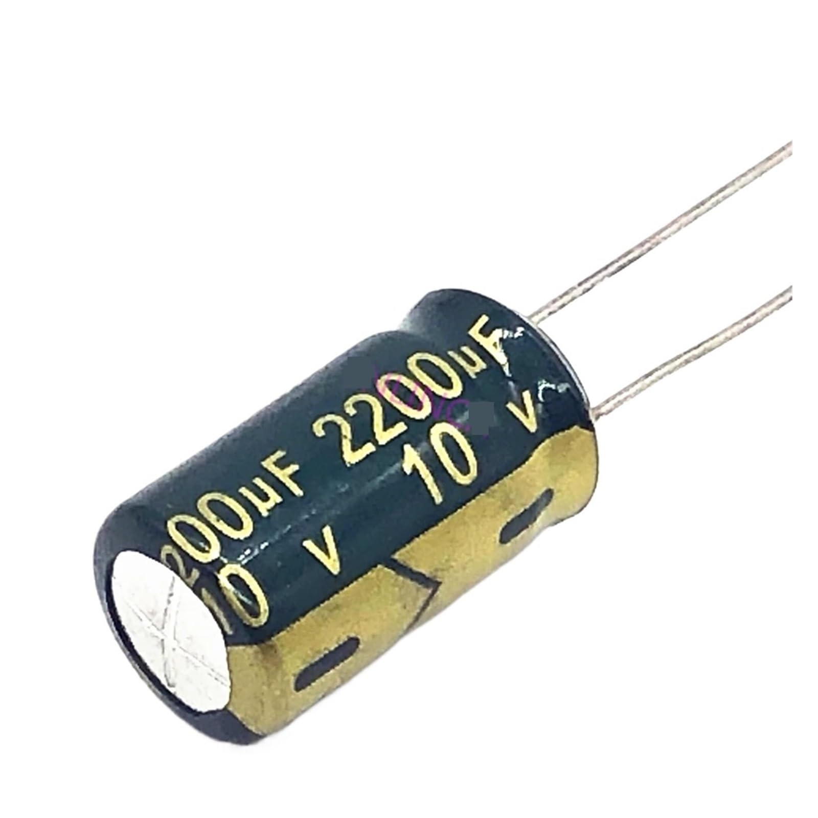 Condensateur 2200uF 10V H064 en aluminium stable haute capacité 10x20mm à faible ESR