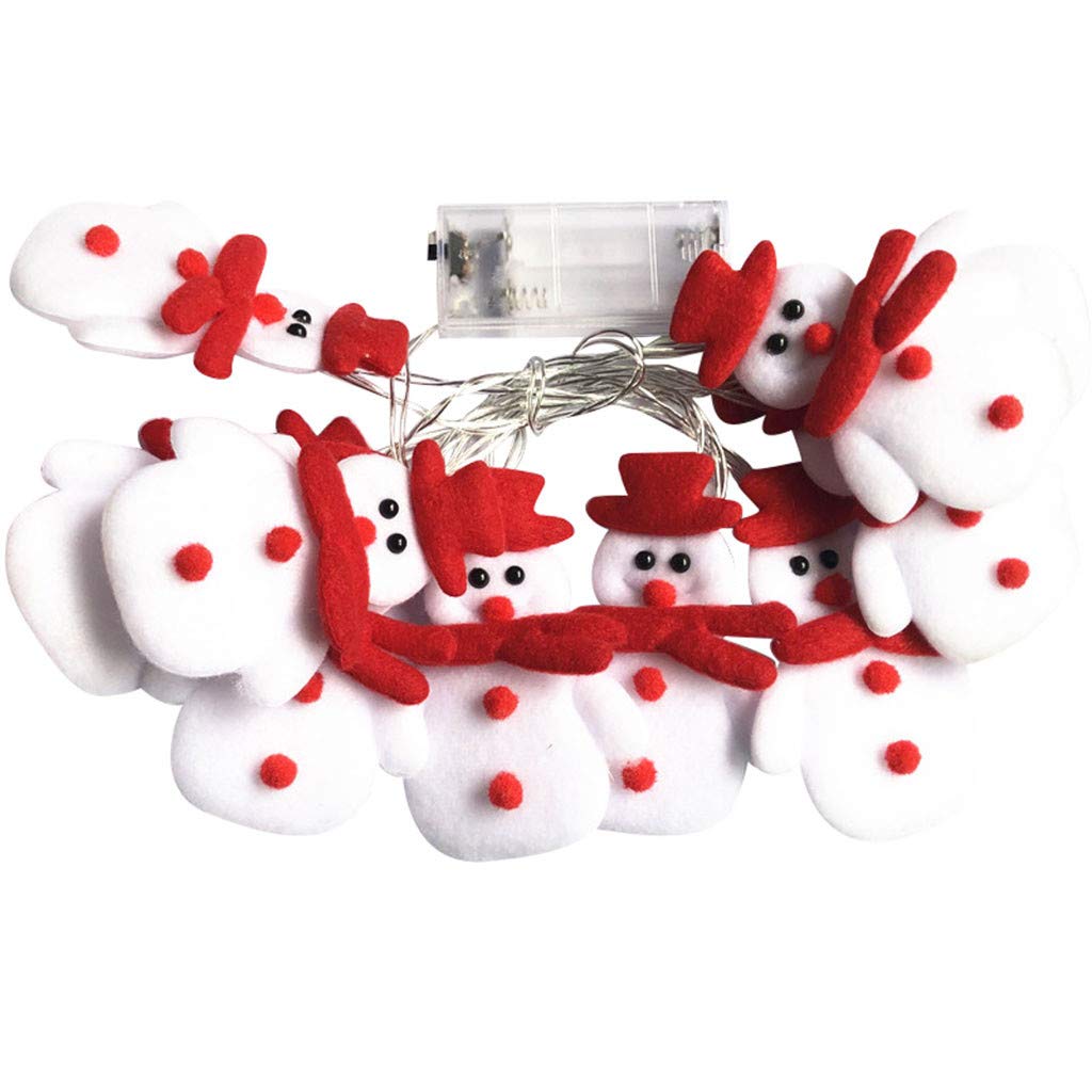 Christmas Decorations Sale LED Christmas Snowman Strings Christmas Tree Holiday Party Decoration Lantern Merry Christmas Decorative Xmas Decor Ornaments Party Decor Gifts for Kids UK