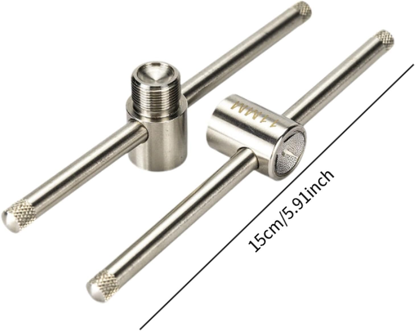 5のセットビリヤードキューチッププレスツールステンレススチール軽量ビリヤードアクセサリー11mmピン研磨, 11mmピン研削