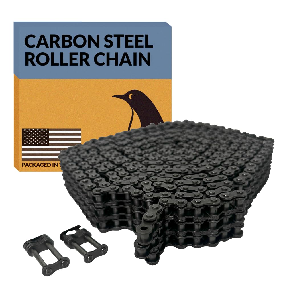 PGN #60-3 Triplex Triple Strand Roller Chain x 10 feet + 2 Connecting Links