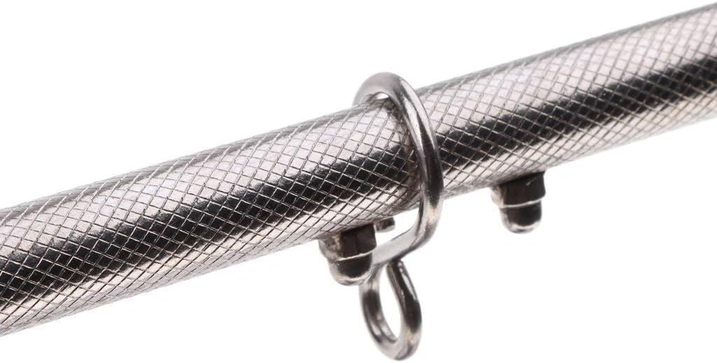 Bird Platform Playground Stainless Steel Perch Gym Stand with Food Bowls for Parrot Macaw African Grey Budgies Parakeet Conure Cage Exercise Toy (S)