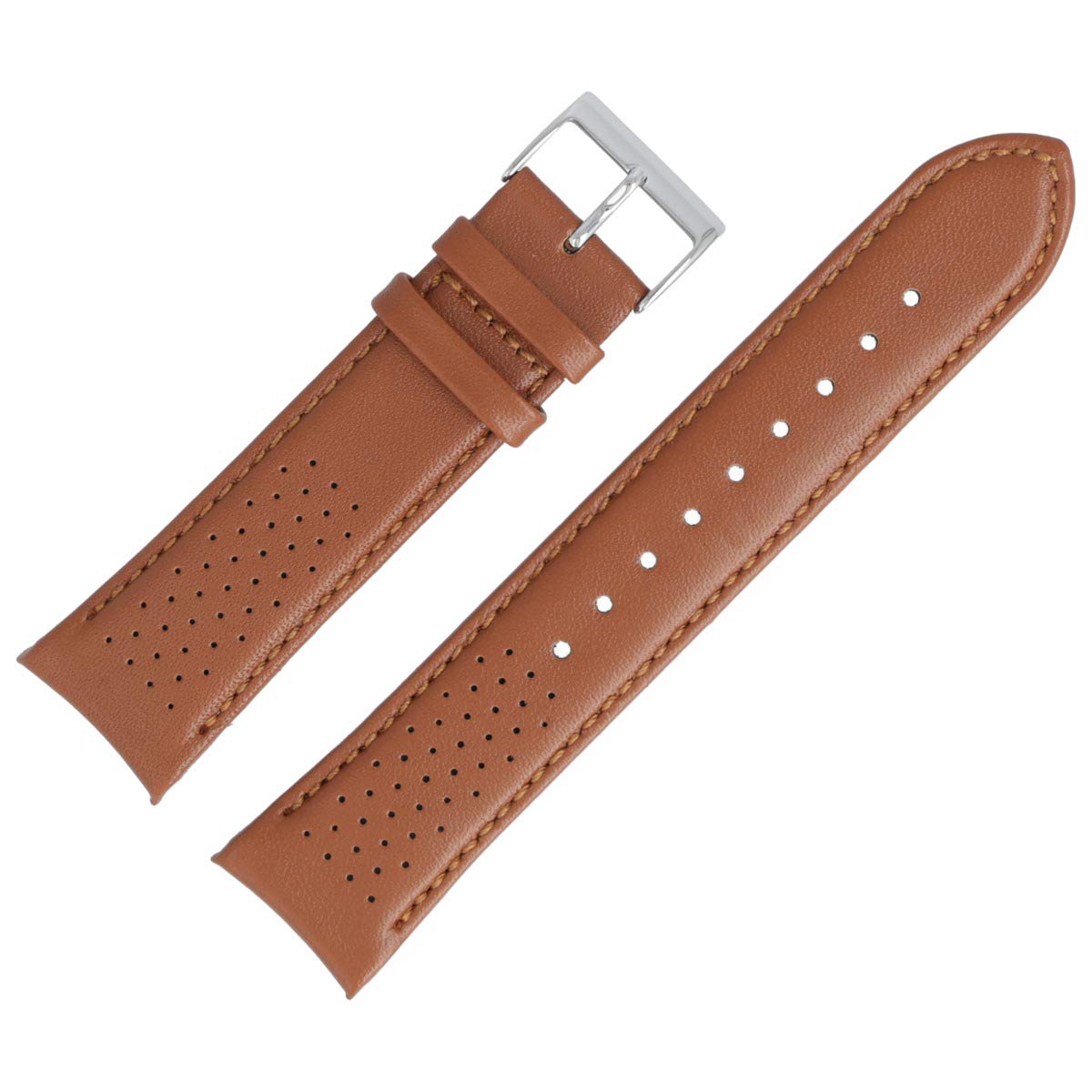 HUGO BOSS Uhrenarmband 22mm Leder Braun - 659302763