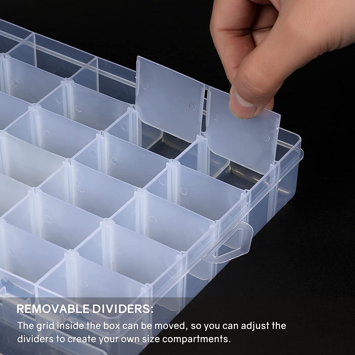 14 Piezas/Juego De Contenedores De Plástico Transparente PET O Vendidos Individualmente S/M/L - Foto 8