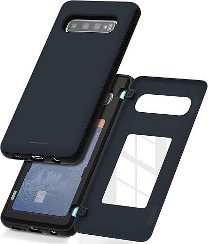 Miniatura 292 de GOOSPERY Parachoques magnético para puerta compatible con Galaxy S23, tarjetero tipo cartera, cierre automático, protección de doble capa resistente