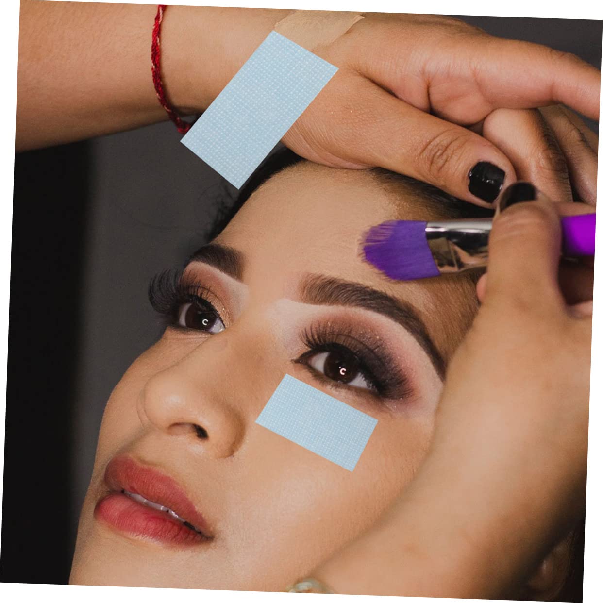 IWOWHERO Breathable Eyelash Extension Tapes 2 Pack Silicone Gel Adhesive Lash Isolation Tape