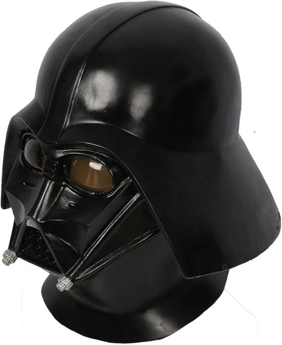 Darth Vader Helmet Deluxe Latex Cosplay Updated Full Head Black Adult