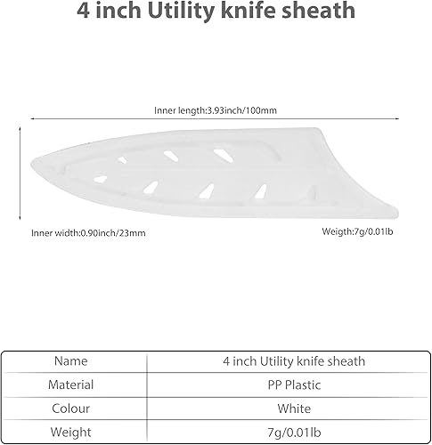 Vista 325 de XYJ Juego de 2 fundas de cuchillo de seguridad para cuchillos, protector de borde, funda universal para cuchillos, chef, cuchillo de cerámica