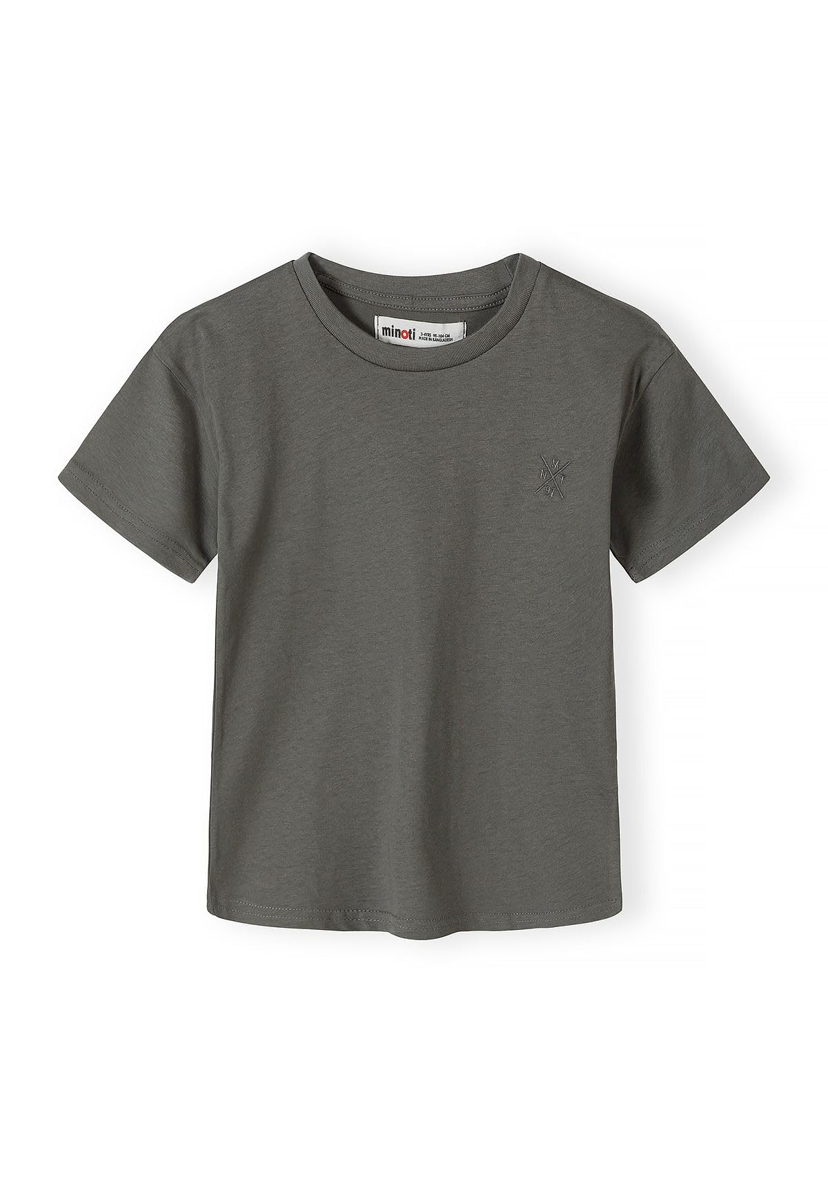 Minoti Jungen T-Shirt 7er Pack Baumwolle Kinder Basic Shirts mit Rundhalsausschnitt Set
