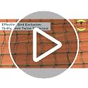 Image of Bird Control Black Nylon Knotted Anti-Bird Net UV Stabilized Multi Filament with Tying Ropes Attached, Cable Ties & Cup Hooks for Easy Installation - Black - 4ft x 15ft