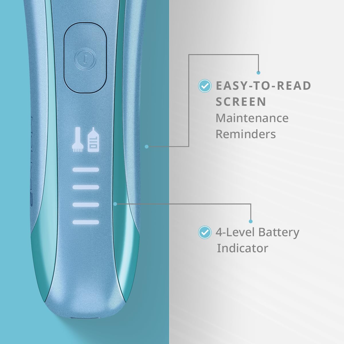 Wahl Motiva 2 Blue Ivy - Tosatrice Professionale per Animali - Tosatrice Cordless per Toelettatura di Cani con Lama 5 in 1, 3 Ore di Autonomia e Display Digitale - Adatta per Cani, Gatti e Cavalli