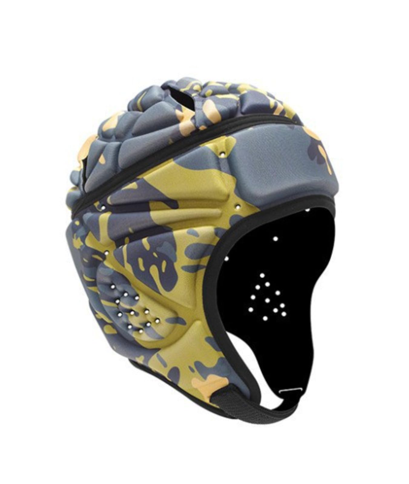 Rugby Soft Helmet Breathable Protective Headguard Soccer, Rugby Headguard Breathable Rugby Helmet Adjustable for Outdoor Sports Youth Adults