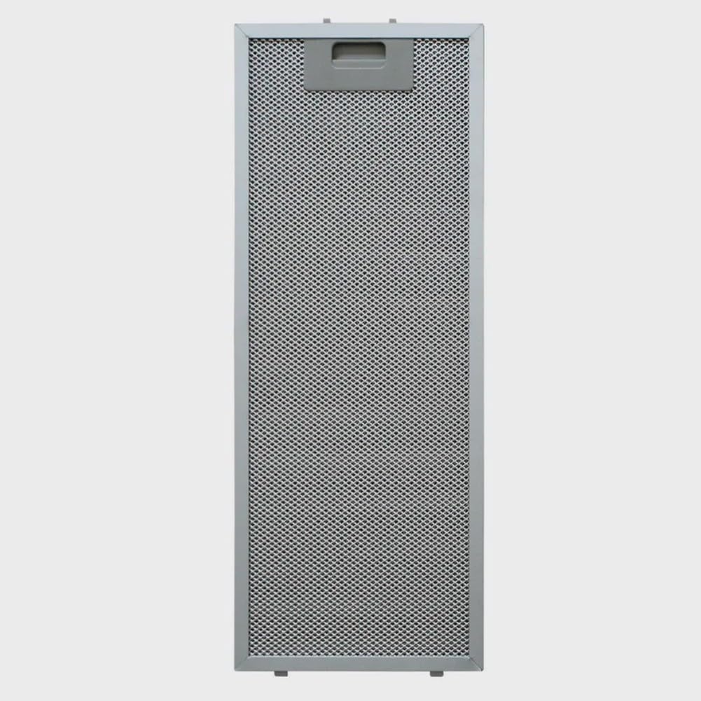 FABULETTA Filtro antigrasso in alluminio 500 x 138 mm per cappa Teka modello 61874022, setaccio in metallo argentato, supporto affidabile per il flusso d'aria