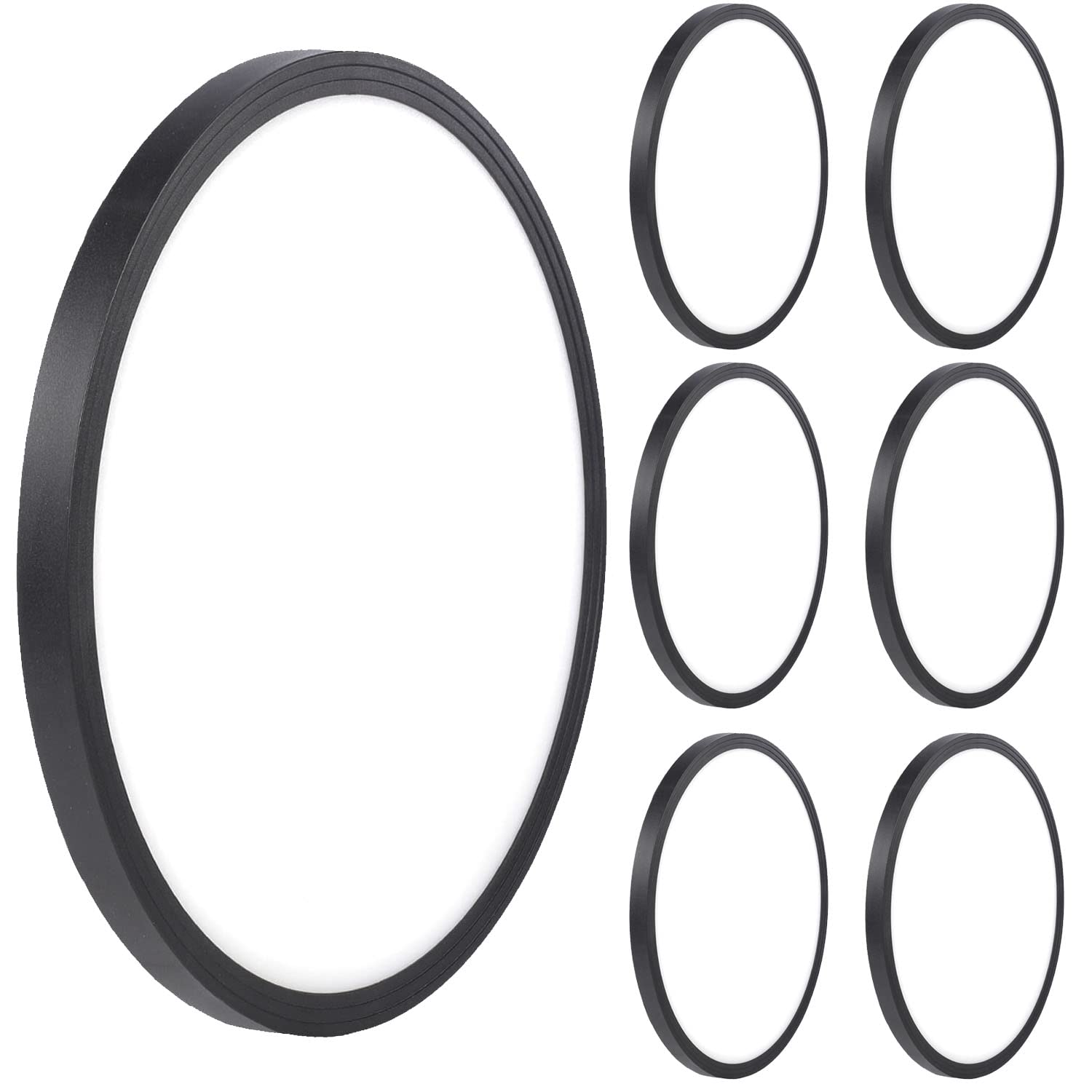 6Pack 9 Inch 2880LM LED Flush Mount Ceiling Light,24W Day White 5000K Ceiling Lighting,120V Slim Surface Mount Ceiling Lights Black Ceiling Light Fixture for Kitchen Bedroom Living Room.