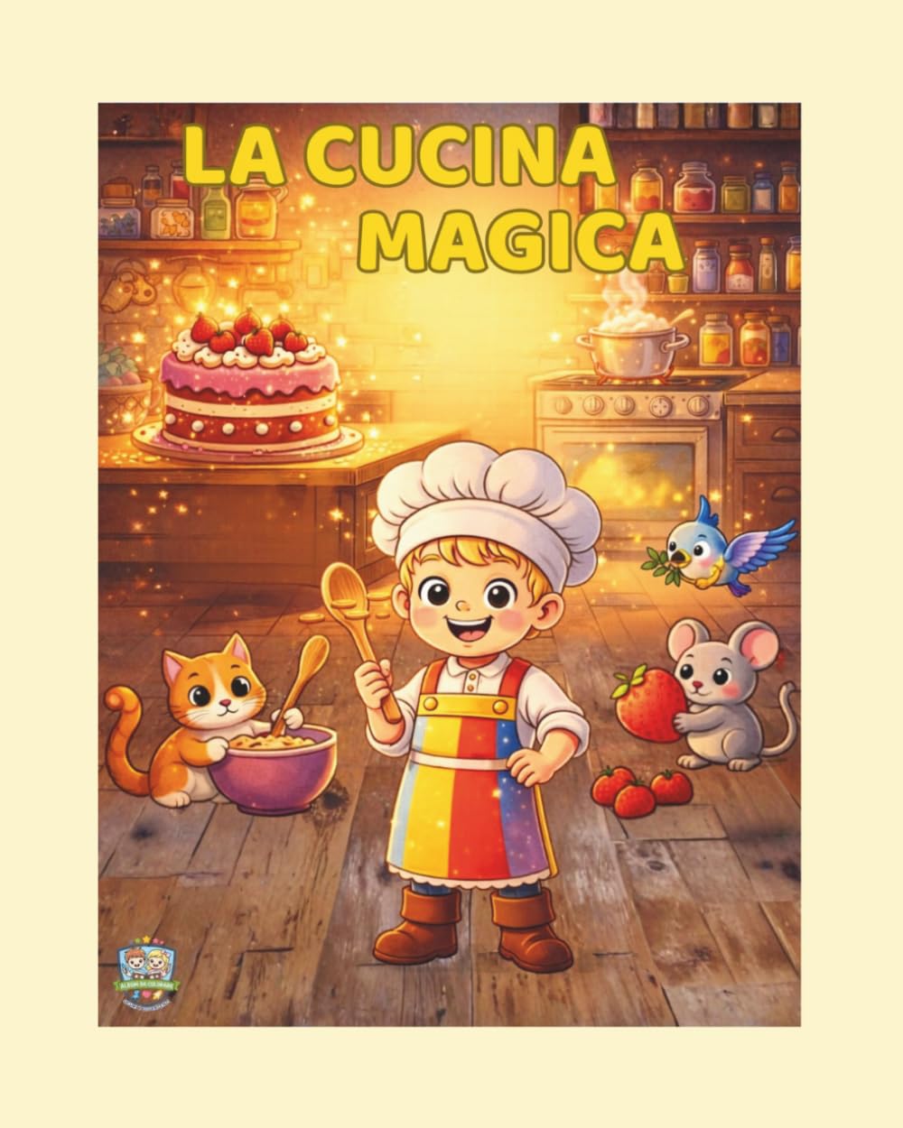 LA CUCINA MAGICA: Libro Illustrato da Colorare per Bambini 3-7 Anni (Piccoli Artisti — Libri da Colorare per Bambini)