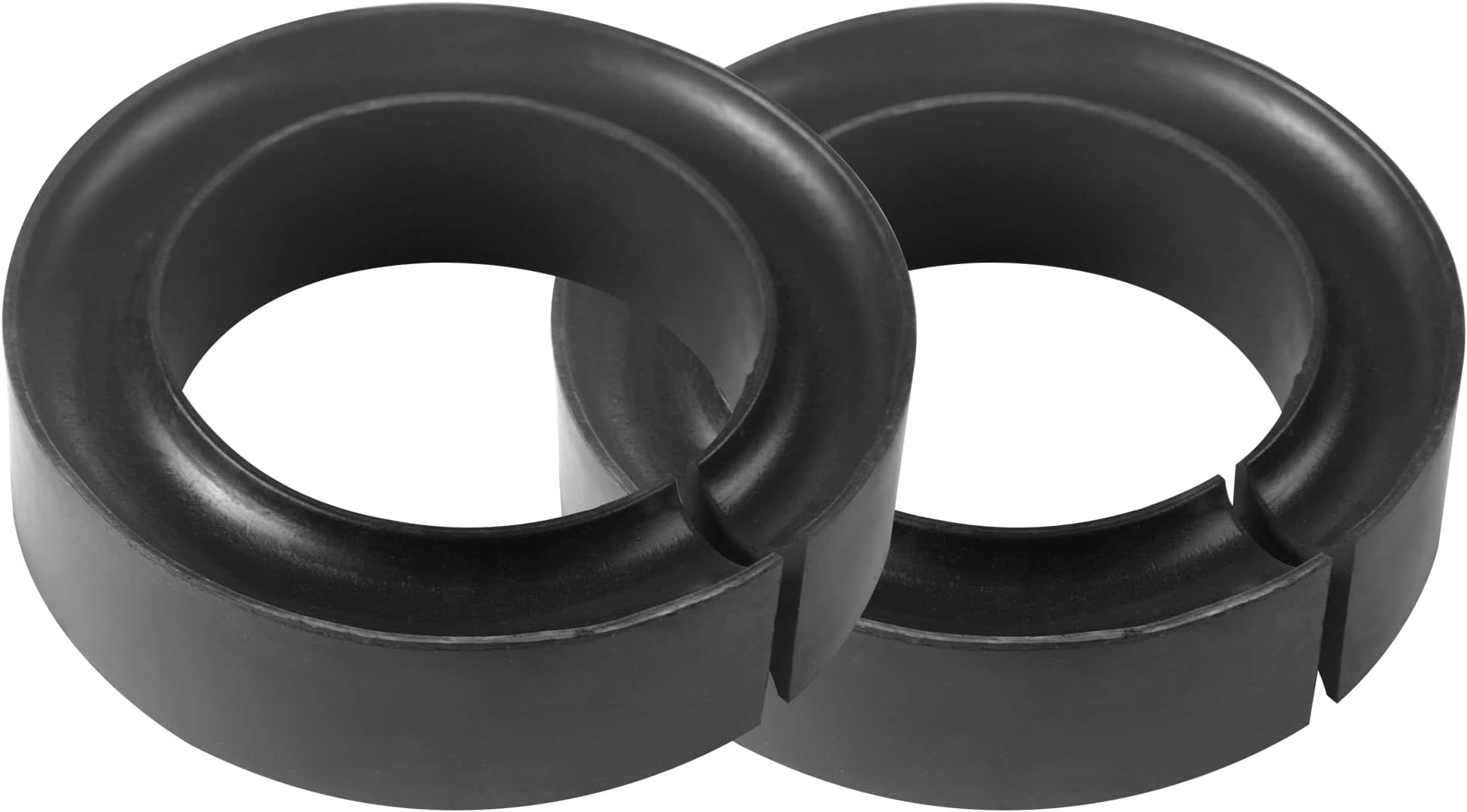 Heavy-Duty Round Rubber Coil Spring Spacer for Car,Universal Coil Spring Booster 2 Pack