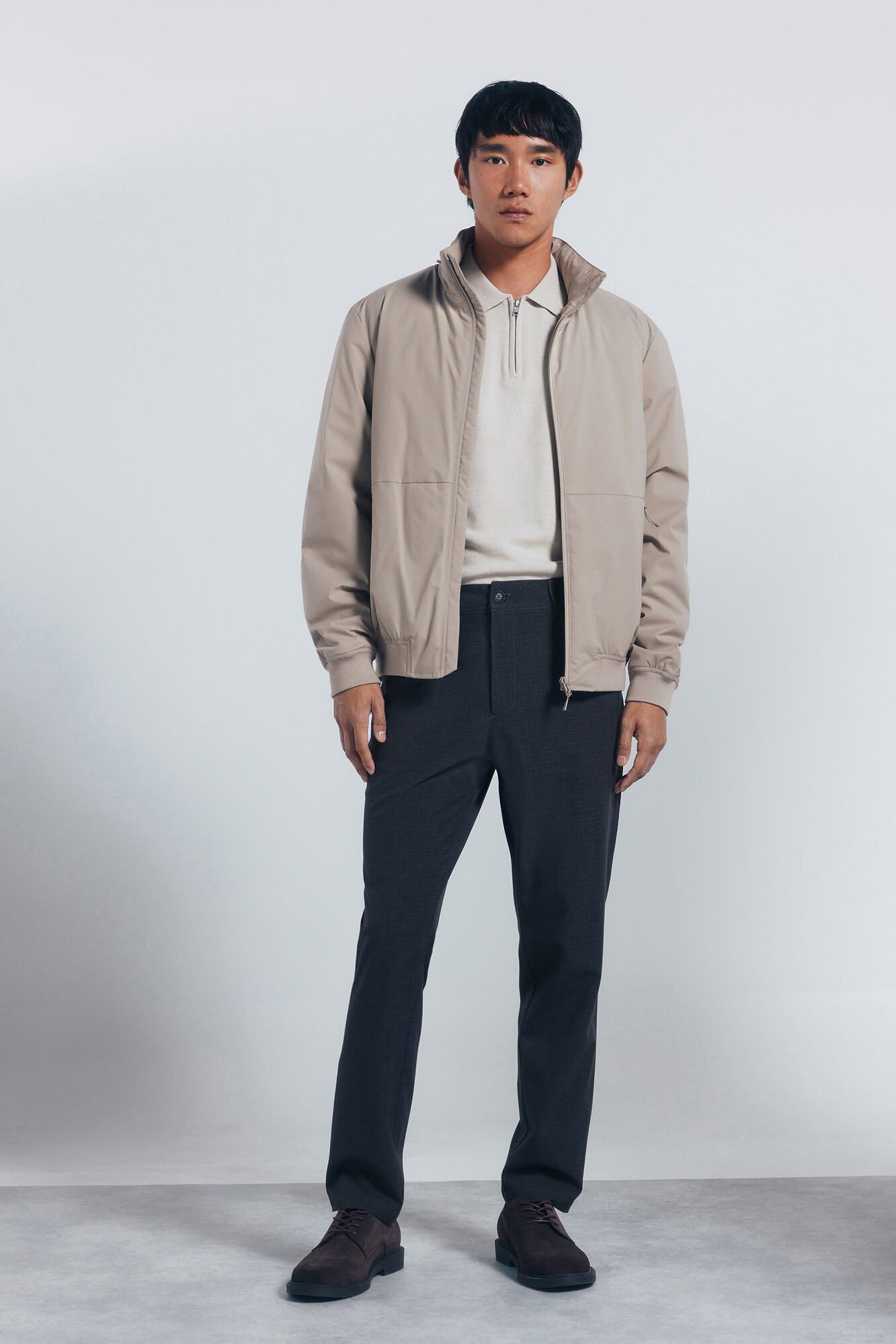 SPRINGFIELD Smart Puffed Funnel Technical Jacket With Hidden Hoodie On Neck. Chaqueta Abolojada Hombre