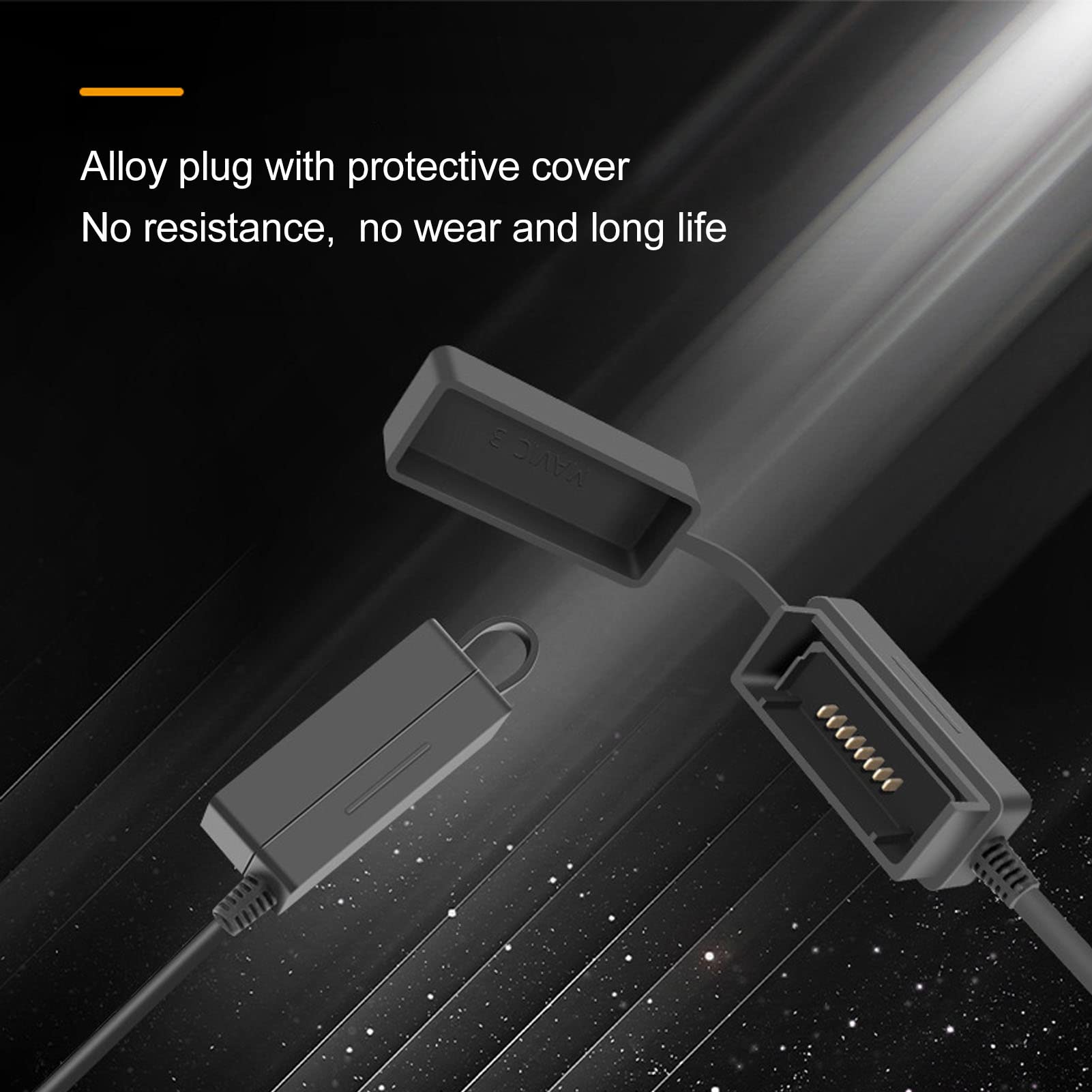 Caricabatteria per Auto a Batteria 3 in 1 Caricabatteria per Auto a Ricarica Rapida a Doppia Uscita per Drone Mavic 3 RC