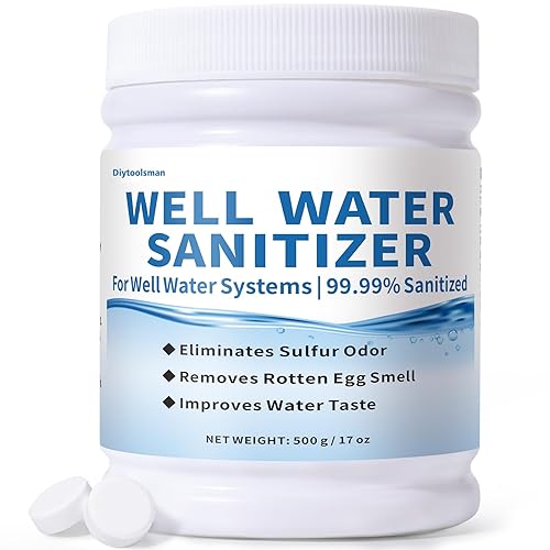 Well Water Purification Tablets – For Sulfur Odors, Rotten Egg