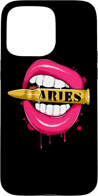 Aries Zodiac Sign Girl Birthday March April Case for iPhone 15 Pro Max