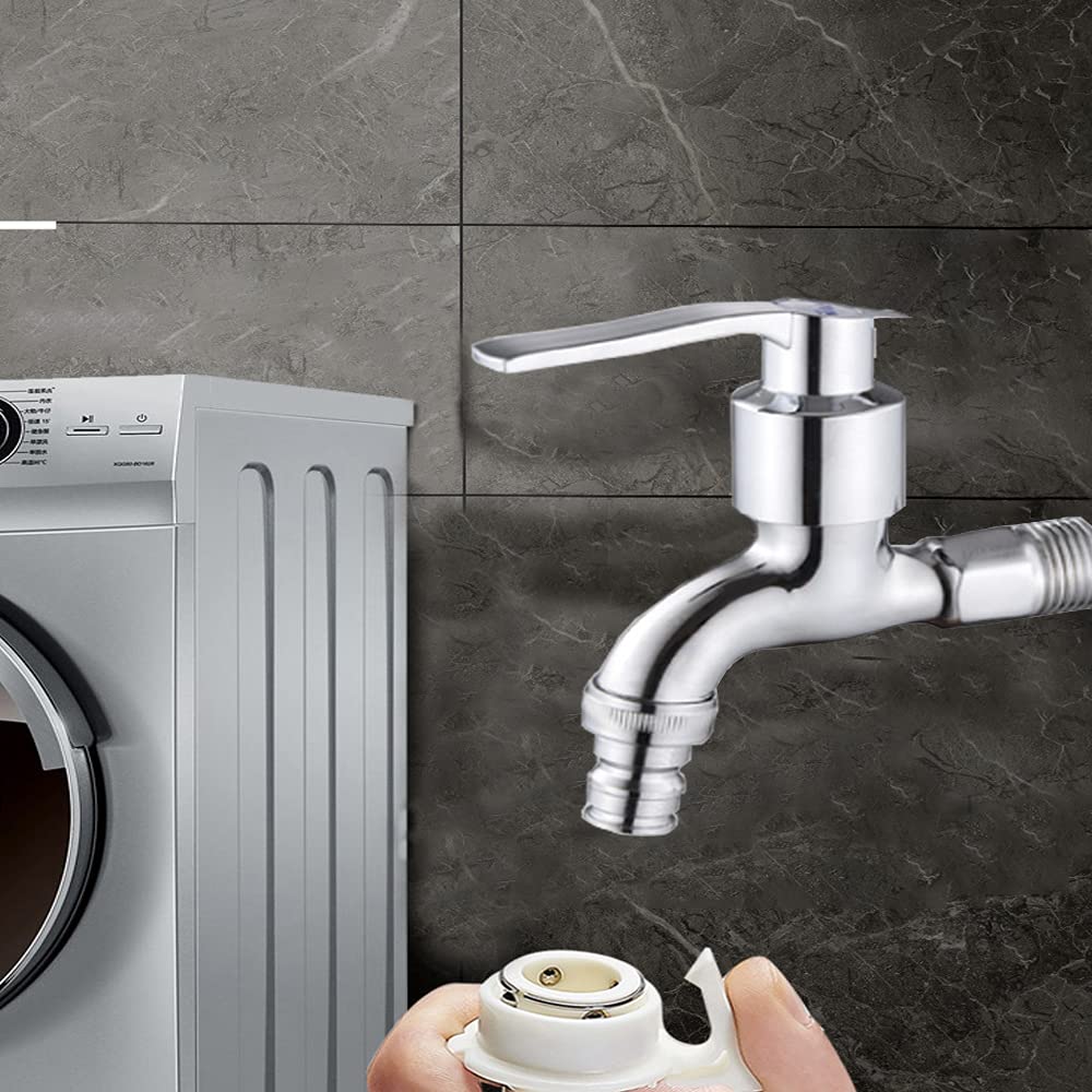 Rubinetto Lavatrice A Parete | Beccuccio Singolo Freddo | Tap Acqua Per Lavatrici E Cucina