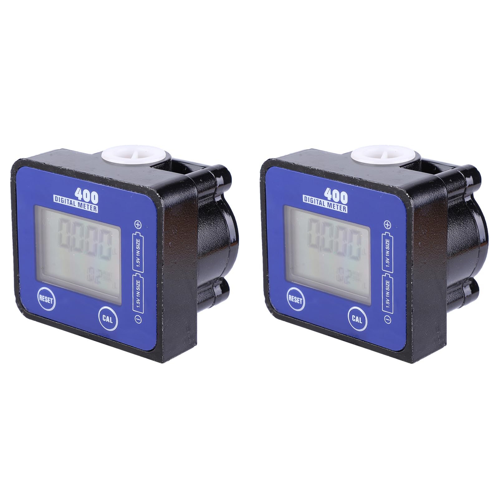 Fuel Meter Aluminum Alloy Gasoline Flowmeter with Digital LCD Display for Engine Oil and Lubricants