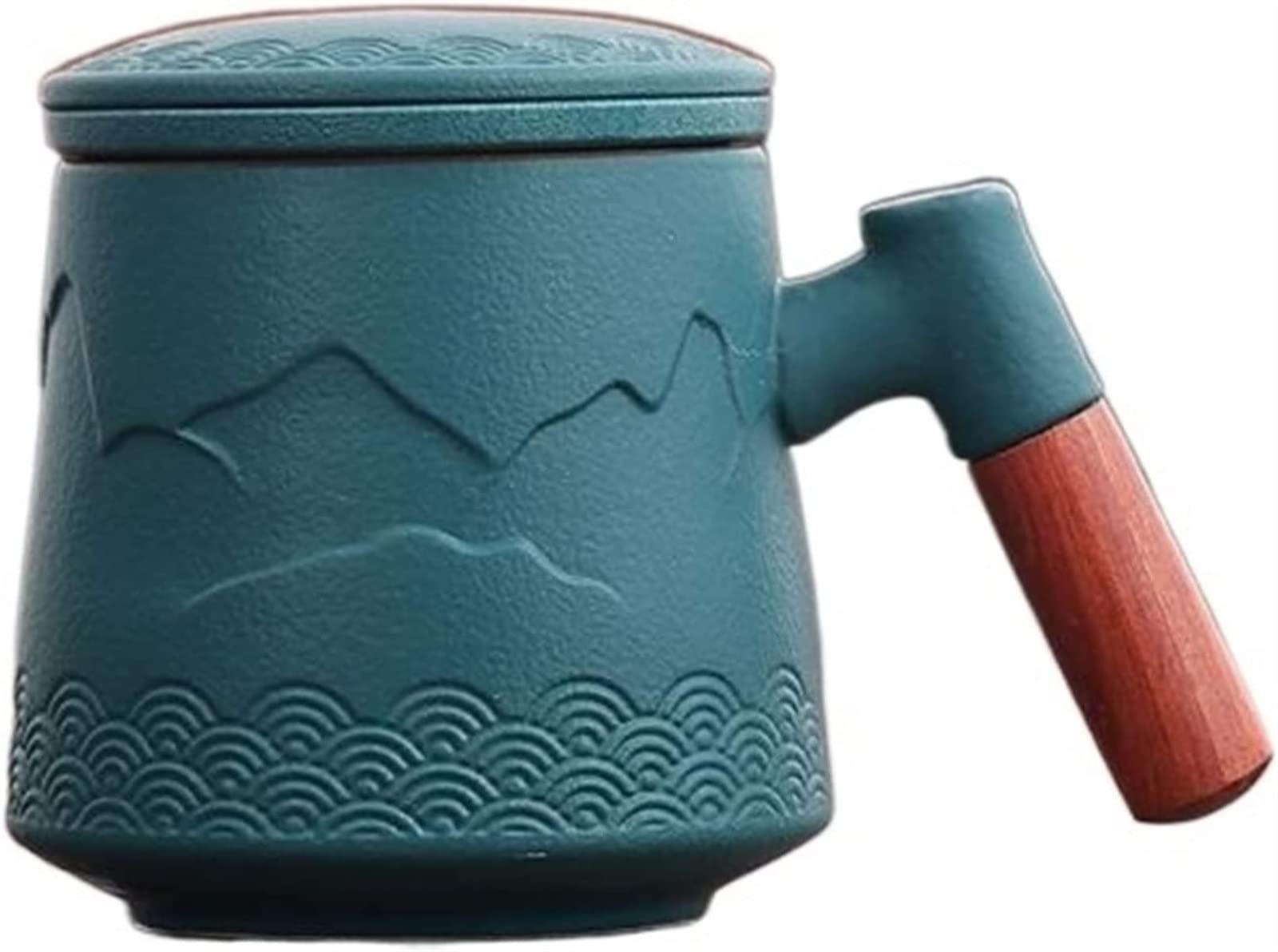 YNIYUJKL Coffee Cups Ceramic 400Ml Ceramic Coffee Cup Office Water Cup Filter Tea Cup With Cover Cup And Mug Handle Housewarming Coffee Cup