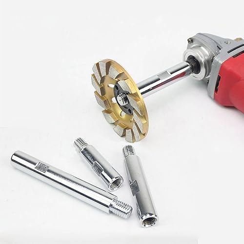 Miniatura 3 de LGEGE Barra de conexión de extensión de amoladora angular, eje de extensión M14 para amoladora de agua, máquina pulidora de automóvil, juego de 3