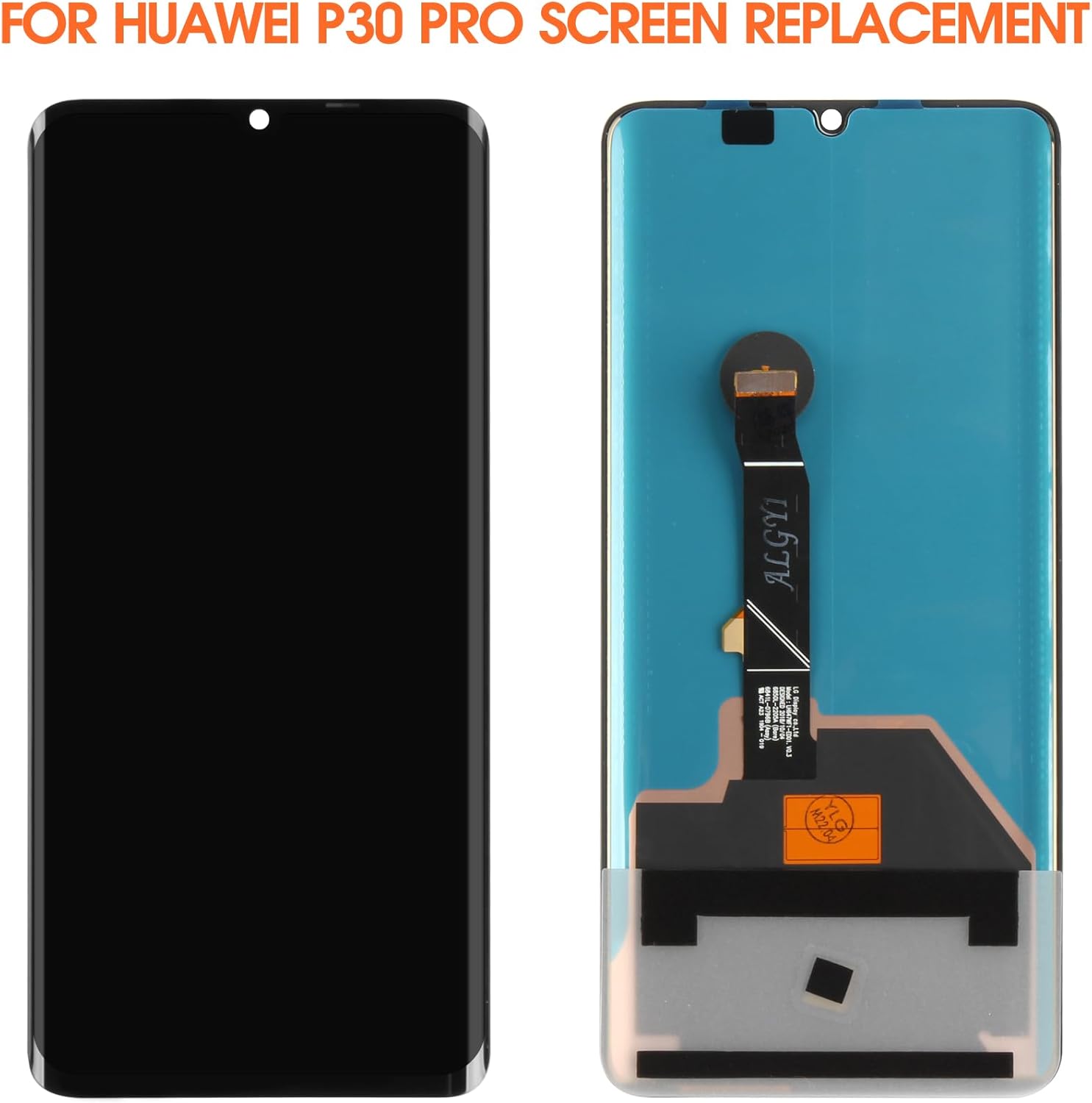 OLED Screen for Huawei P30 Pro Screen Replacement for VOG-L29 LCD Screen VOG-L09,VOG-AL00,VOG-TL00 Touch Display Digitizer Assembly Repair Parts（with Figerprint Function）
