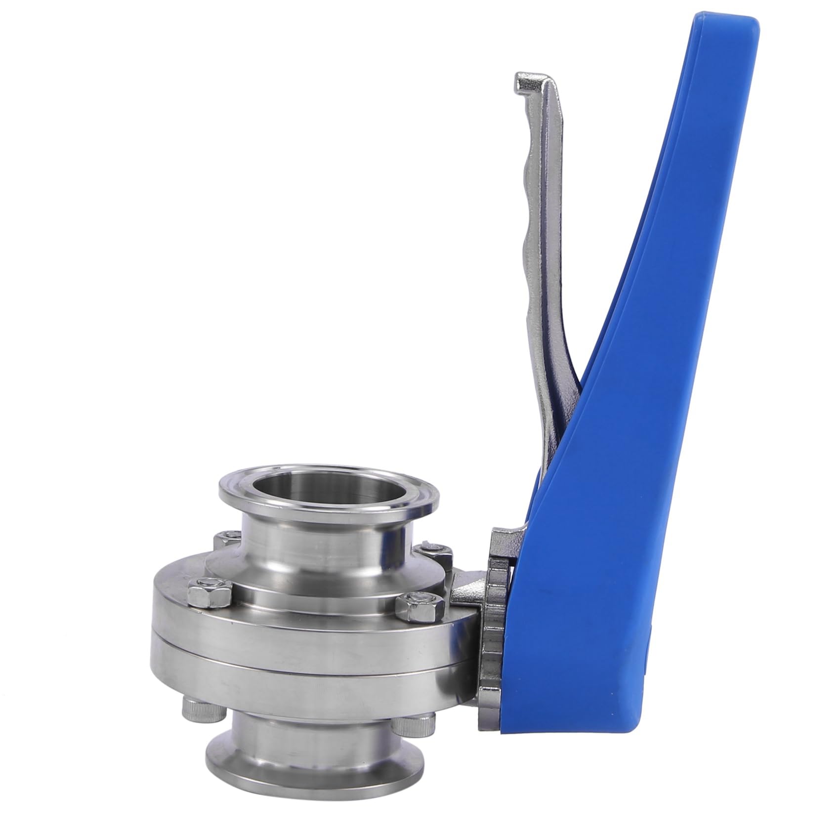 TsoLay 3 x 38 mm Sanitaires 3,8 cm Tri Clamp Vanne papillon à presser pour produits laitiers maison