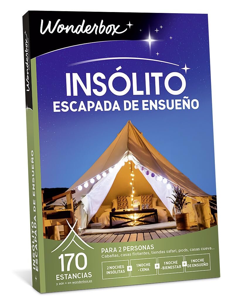 WONDERBOX - Gift Box - Unusual: dream getaway - 1 or 2 unusual nights with dinner or wellness activity for 2 people - Original Couple Gift Ideas-image-27