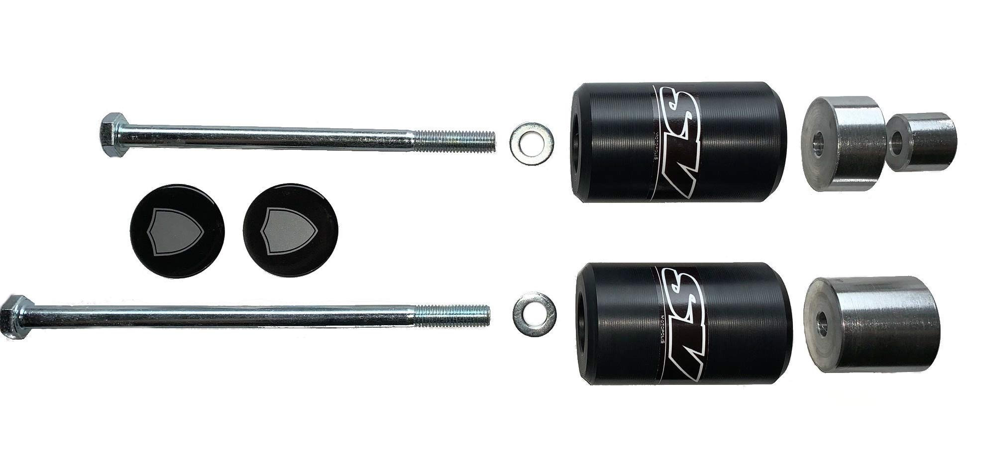 Suzuki SV 650 2003-2014 - Crash Pads PROTECTEURS CURSEURS BOBBINS Sliders TAMPONS