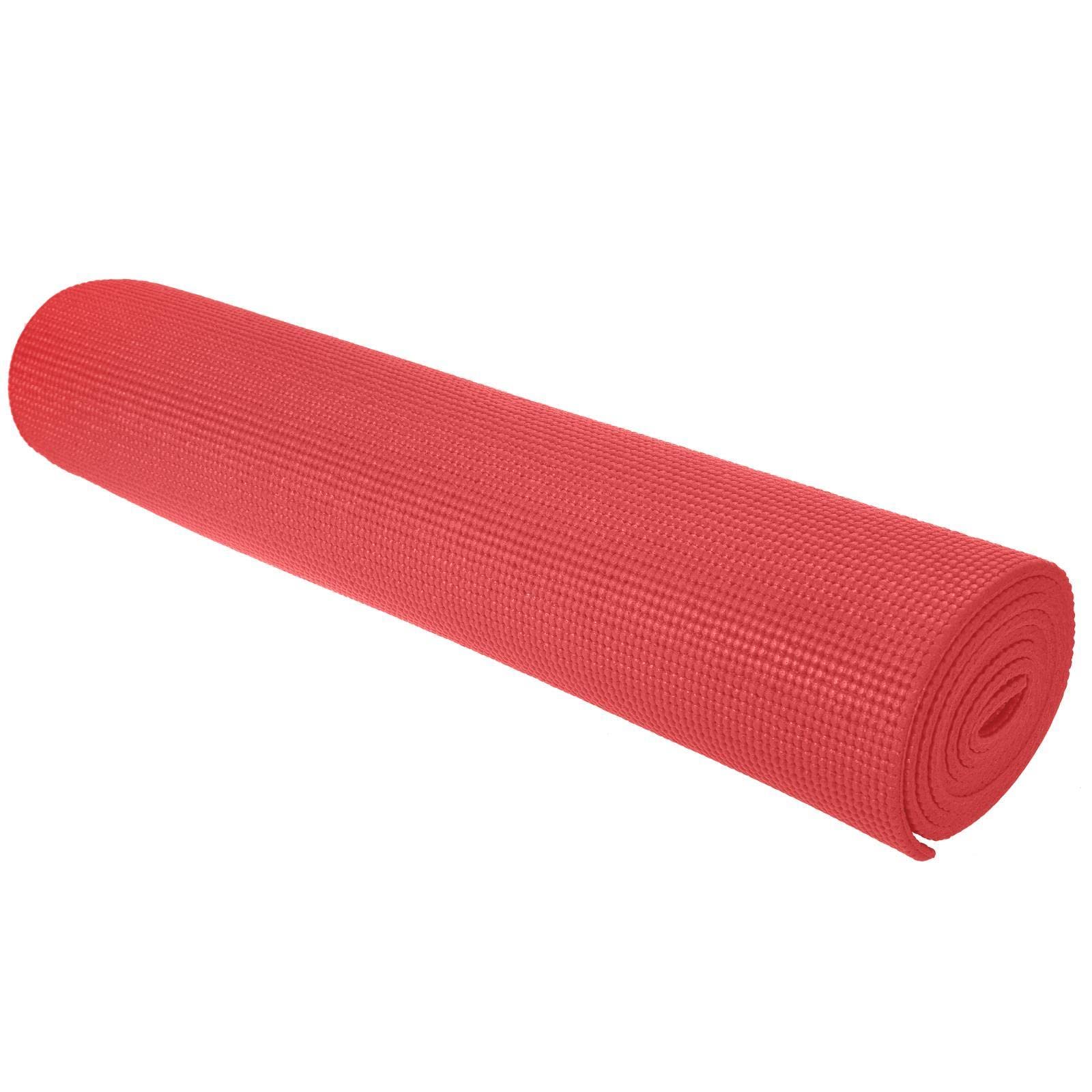 Albert Austin Yoga Mat Non-Slip Exercise Mat Waterproof Thick Yoga Mat Tear Resistant Training Mat Lightweight Pilates Mat with Carry Strap Yoga Mats for Women Men Perfect for Gym (Pink 6mm)
