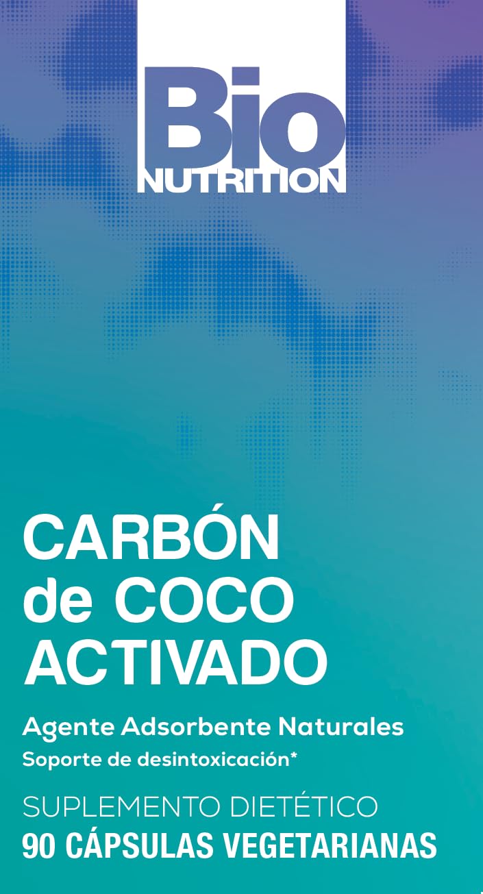 Bio Nutrition Activated Coconut Charcoal 520 Mg Vegetarian Capsules, 90 Count